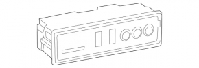 USB HUB, SD Mercedes C-class W205 15-18