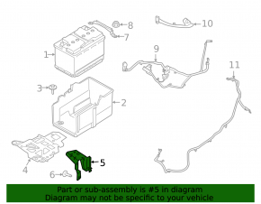 Suport baterie Ford Escape MK4 20-