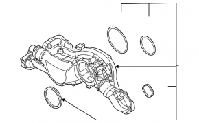Carcasă termostat pentru Audi SQ7 20-25 4.0