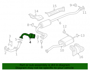 Приемная труба с катализатором Honda HR-V 16-18