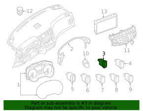 Кнопка отключения стабилизации Infiniti JX35 QX60 13-20
