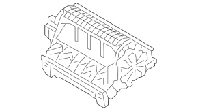 Корпус печки верхняя часть Volvo XC40 19-22