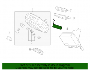 Gateway Unit Control Module Honda Accord 13-17 с кронштейном