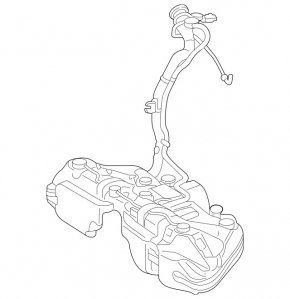 Топливный бак Mercedes GLC 300/43 16-19 2.0, 3.0