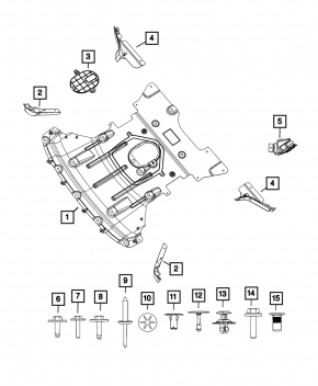 Защита двигателя Jeep Grand Cherokee WL 22-26 PHEV Overland