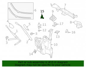 Форсунка омывателя правая Mercedes X164 GL W164 ML