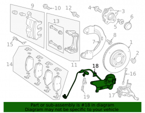 Провод датчика ABS передний правый Mercedes A-class V177 19-22