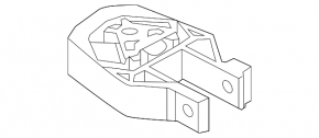 Подушка двигателя правая Ford Focus mk3 15-18 1.0T