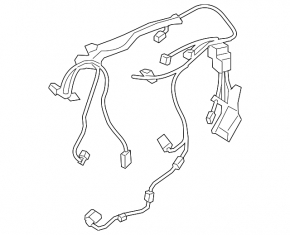 Проводка моторная BMW X3 G01 18-21 2.0Т модуль 1