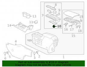 Butonul de parcare Chevrolet Equinox 18-