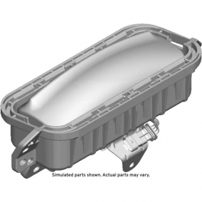 Подушка безопасности airbag пассажирская в торпеде Chevrolet Equinox 18-24