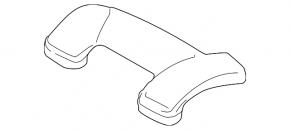 Воздухоприемник задняя часть BMW X5 F15 14-18 3.0D