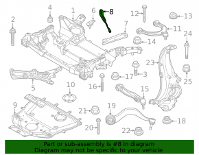 Кронштейн АКПП правый BMW 5 G30 17-23
