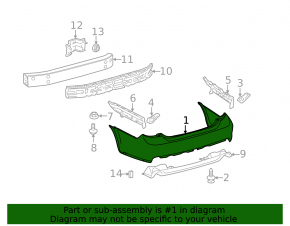 Bara spate nefinisată pentru Toyota Avalon 11-12