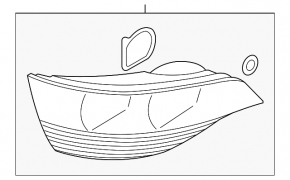 Lampa stângă Audi Q5 8R 09-12 pre-restilizare
