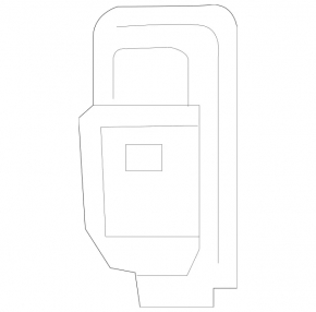 Кнопка Parking Mercedes GLC 16-22