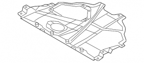 Защита двигателя Mazda 3 19-26 FWD Mexico built, без лючков