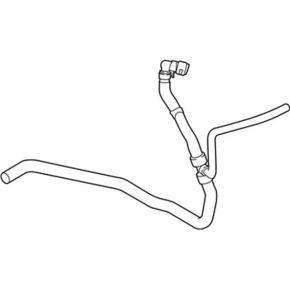 Патрубок на интеркулер левый Ford Fusion mk5 13-20 1.5T