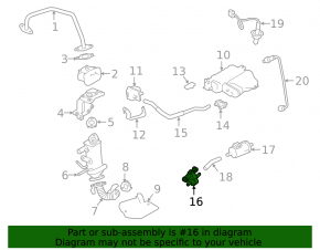 Соленоид вакуумный Nissan Rogue 21-21 2.5