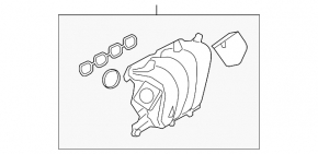 Коллектор впускной Toyota Corolla 14-19 1.8