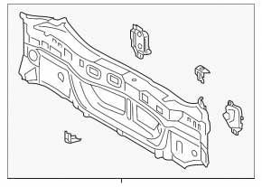 Задняя панель Toyota Rav4 19-24