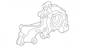 Цапфа задняя правая VW Tiguan 18-20