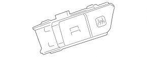 Кнопки переключения режимов Toyota Prius 50 Prime 17-22