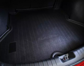 Коврик багажника ткань Hyundai Elantra AD 17-20 черный