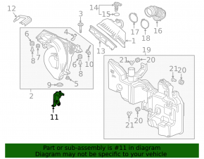 Кронштейн воздушного фильтра Honda CRV 17-19 2.4