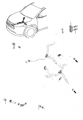 Tee sistem de răcire Toyota Camry v55 15-17 2.5