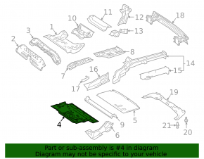 Корыто багажника Mercedes A-class V177 19-22