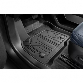 Комплект ковриков салона резина Chevrolet Bolt EUV 22-23 черная с бортиками