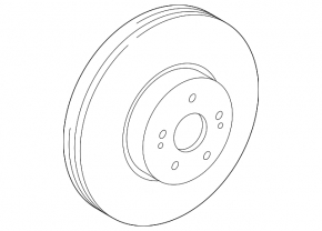 Disc frana fata stanga Toyota Sienna 21-25 328/34mm