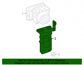 Кронштейн ABS АБС Hyundai Kona 18-23 1.6, 2.0