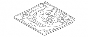 Корыто багажника Mazda 3 14-18 BM