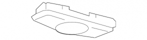 Plafoniera central dreapta Ford Edge 15-24 gri