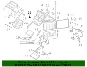 Датчик температуры в печке VW Passat b7 12-15 USA тип 2