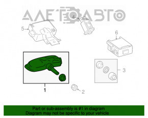 Senzorul de presiune a roților pentru Lexus RX300 RX330 RX350 RX400h 04-09 a fost schimbată bateria