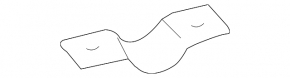 Suport stabilizator spate, dreapta Lexus ES350 07-12