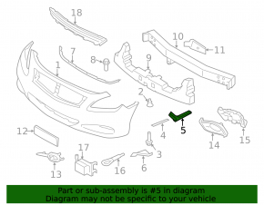 Кронштейн переднего бампера правый Infiniti G25 G35 G37 08-14 2d