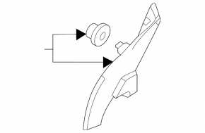 Накладка двери внутренняя передняя левая Honda Civic XI FE/FL 22-26