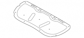 Изоляция капота Hyundai Sonata 11-15