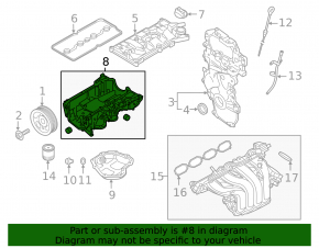Palet semicircular de ulei Nissan Sentra 20-