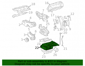 Полуподдон масляный Lexus ES330 3.3 3MZ-FE