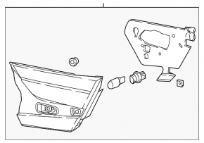 Lampă LED pentru portbagaj dreapta Honda Accord 18-22