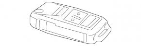 Ключ VW Beetle 12-16 4 кнопки