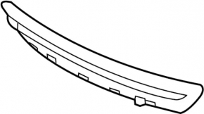Нижняя решетка переднего бампера Infiniti G25 G35 G37 10-14