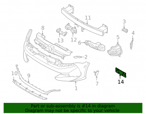 Площадка номерного знака передняя Kia K5 21-24 GT, GT-Line