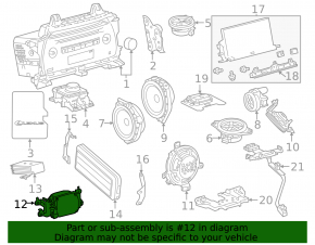 Динамик передней панели нижний Lexus NX200t NX300 NX300h 15-19