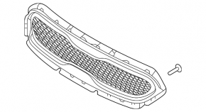 Grila radiatorului Kia Niro 17-19 HEV, PHEV fără radar